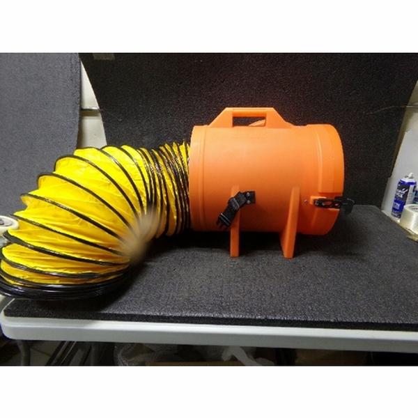 9543-02 12 in. Plastic Canister with 25 ft. Ducting