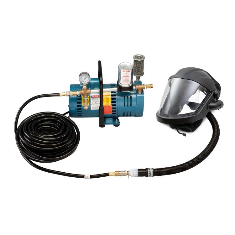 9254-01 Maxshield Supplied Air Shield 1-Worker System with SAR Tube, 50 ft. Hose