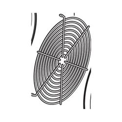 8 in. Grill for Industrial Plastic Blower