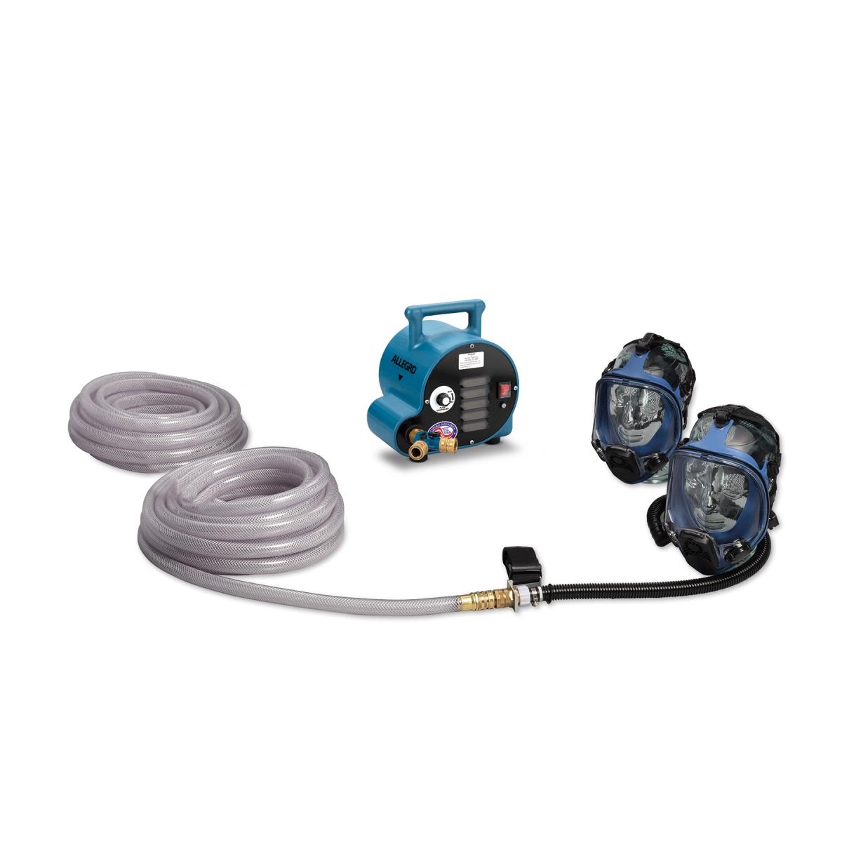 Picture of Allegro Industries 9200-02A 2-Worker Full Mask Cool Air System with 50 ft. Hose