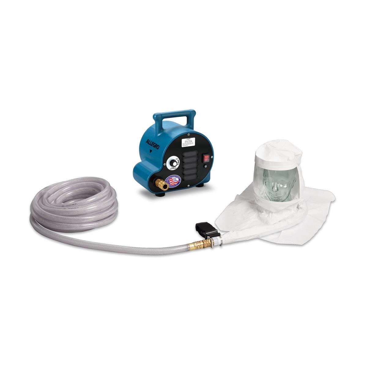 Picture of Allegro Industries 9221-01A 1-Worker Single Bib Hood Cool Air System with 50 ft. Hose