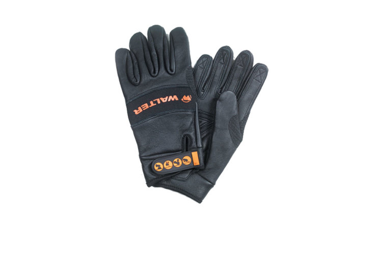 30B095 Goatskin Leather Grinding Gloves, Black - Extra Large