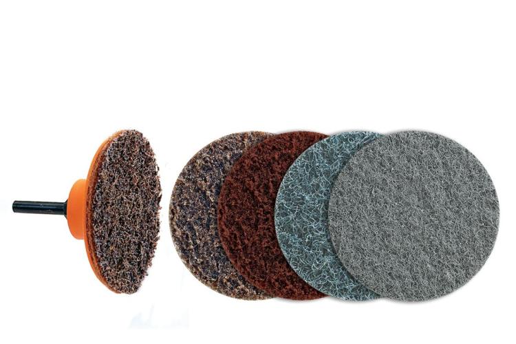 04G204 2 in. Blendex Twist Surface Conditioning Disc - Fine Grit - Blue