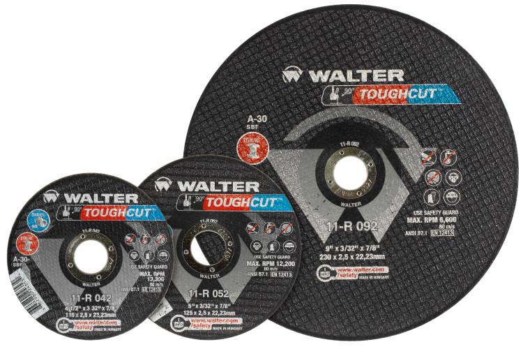 11R092 9 x 0.87 x 0.87 in. Toughcut Angle Grinder Cut-Off Wheels - A-30