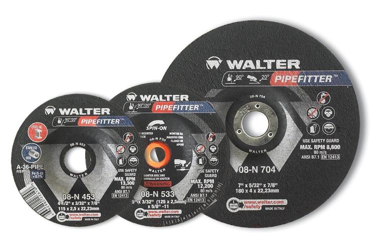 08N702 7 x 0.12 x 0.87 in. Pipefitter Grinding Wheel - Arbor - Type 27