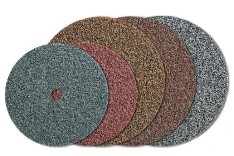 07R702 7 in. Quick-Step Blendex Surface Conditioning Disc - Coarse - Tan