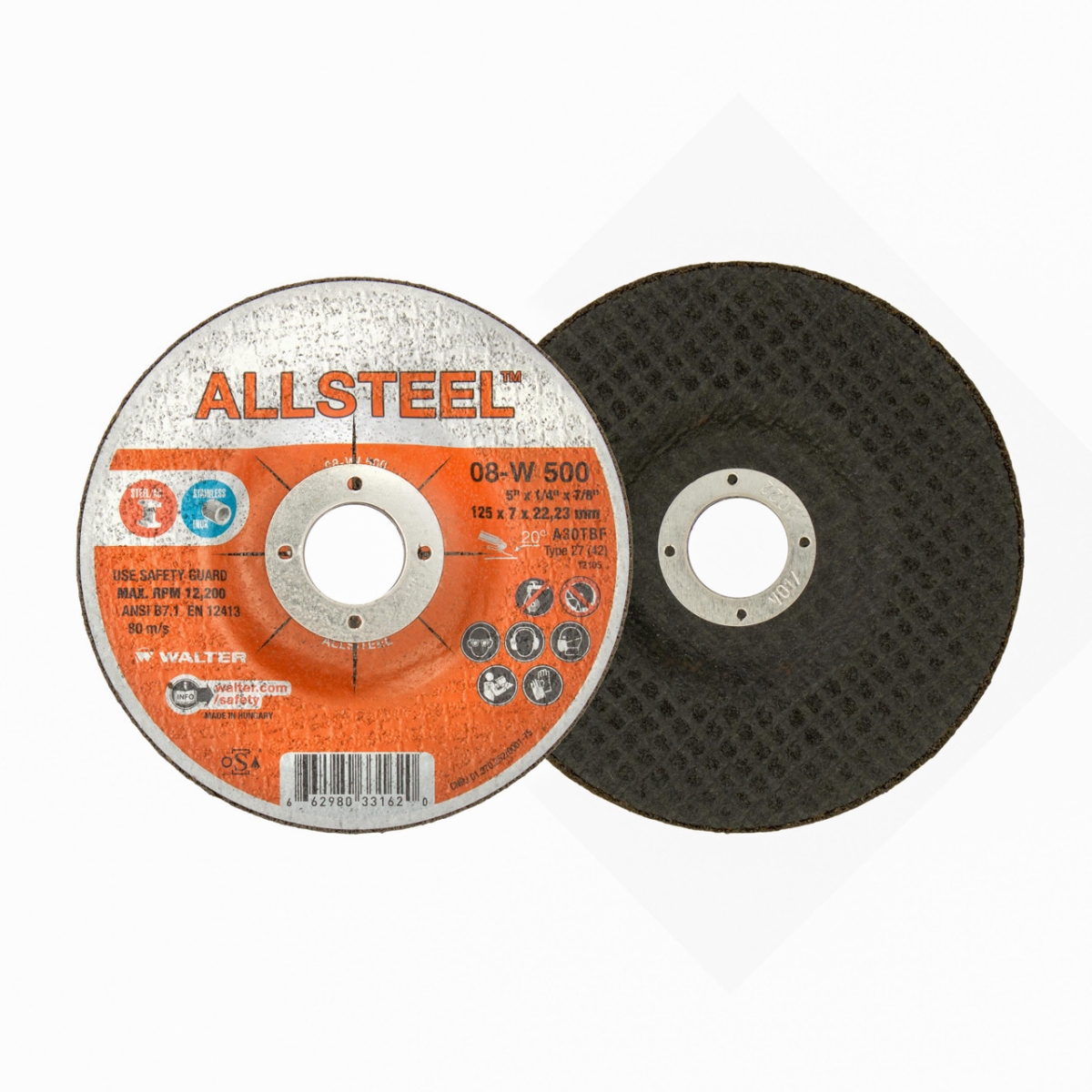 08W500 5 x 0.25 in. High-Speed Steel Wheel