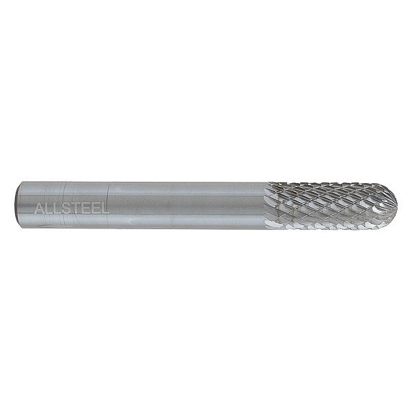 01W606 0.375 in. Carbide Burr Sc-3 Dc L6 - Double-Cut