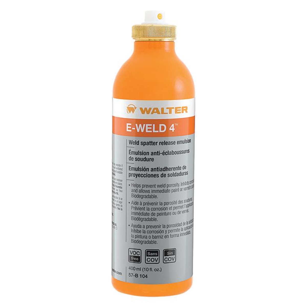 Walter 53M020 Refillable Bottle, E-Weld 4 (57B104)