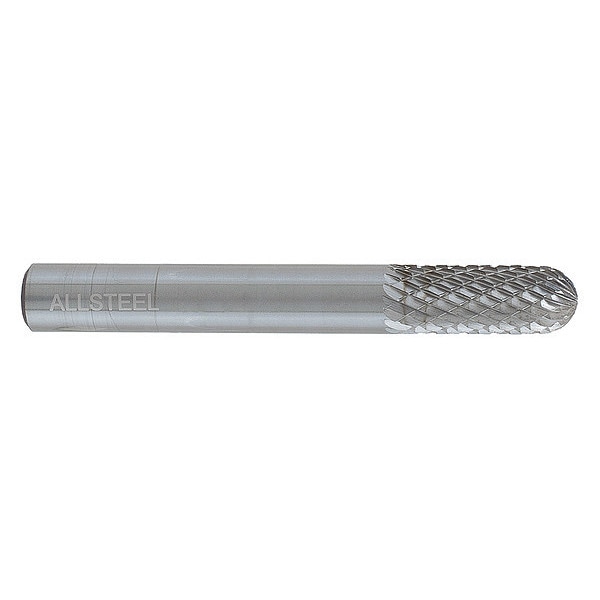 01W306 0.375 in. Carbide Burr Sc-3 Dc - Double-Cut