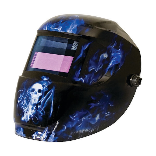 ArcOne Carrera: Blue Doom Helmet with 1000F (1000F-0141)