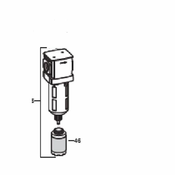 Picture of Allegro 9878-04 Coalescing Filter - 0.75 in.
