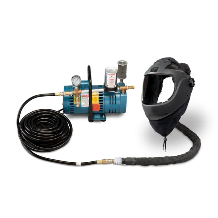Allegro 2-Worker EZ Air Flex Grinding Air Shield SAR System with Two 50' Hoses (9250-02)
