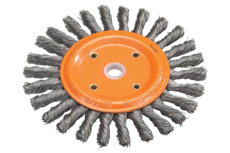 13B260 6 in. Knot Twist Bench Grinder Wire Wheel Brush