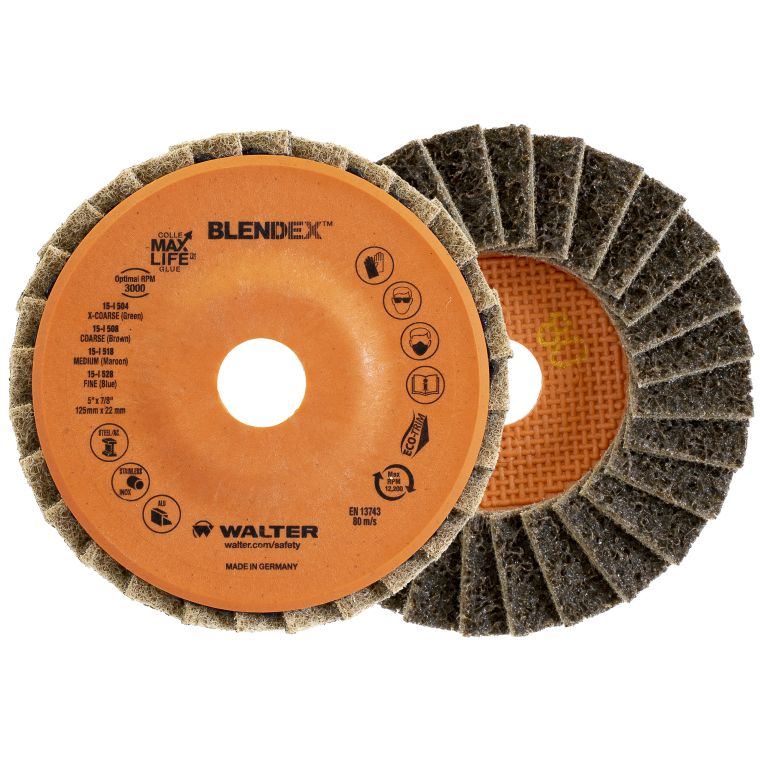 15I508 5 x 0.88 in. Blendex Coarse Flap Disc