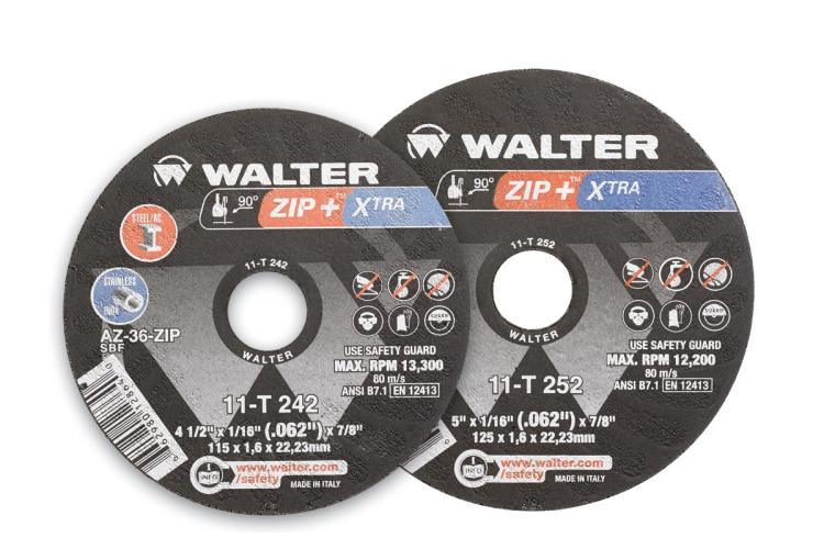 11T603 6 x 0.06 x 0.87 in. Zip Plus Xtra Angle Grinder Cut-Off Wheels - A-36