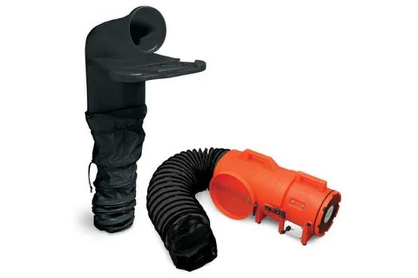 Allegro 8" Axial AC Explosion-Proof 9538-15 Plastic Blower Kit with 8" Explosion-Proof MVP (9520-38MEX)