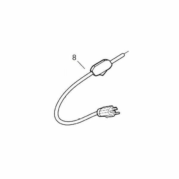 9506-40 Power Cord with Clamps