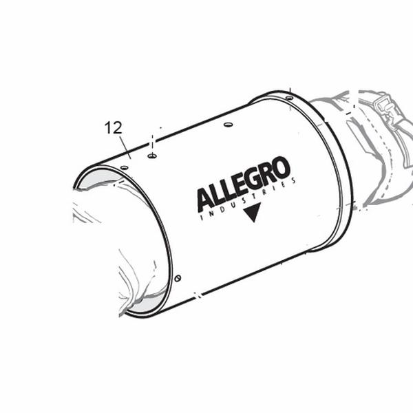 9534-15A 15 & 25 ft. Comp-Axial Ducting Canister