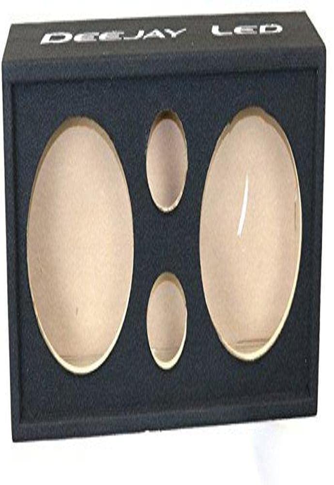 CHUCHERA10BLACK 10 in. Twin Empty Speaker Enclosure - Black