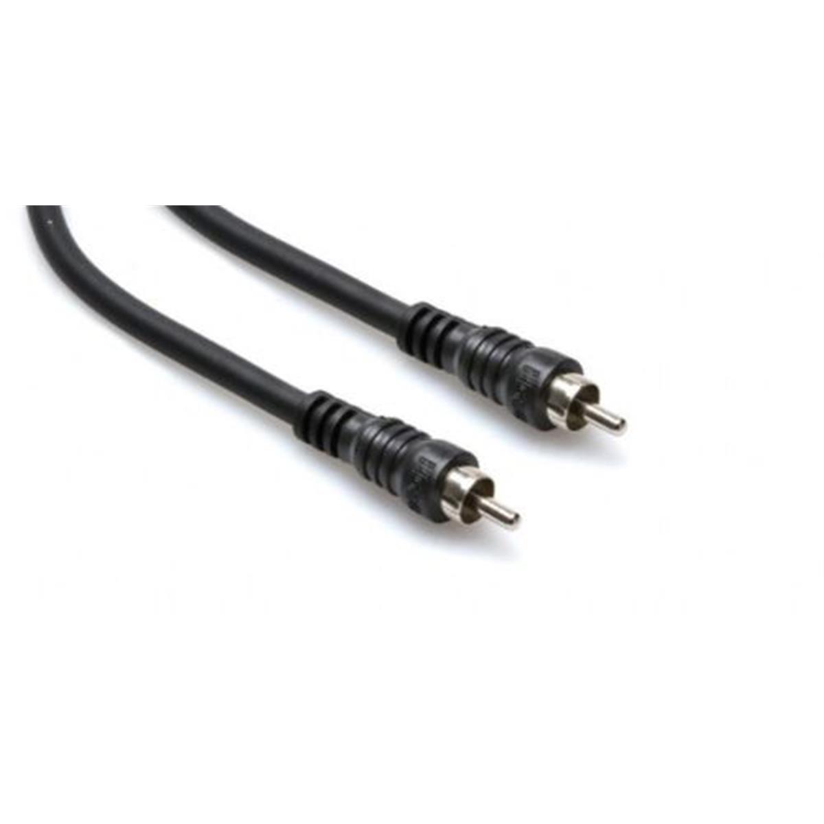 Hosa Technology  3 ft Unbalanced Interconnect Cable  NickelPlated Plugs RCA to Same