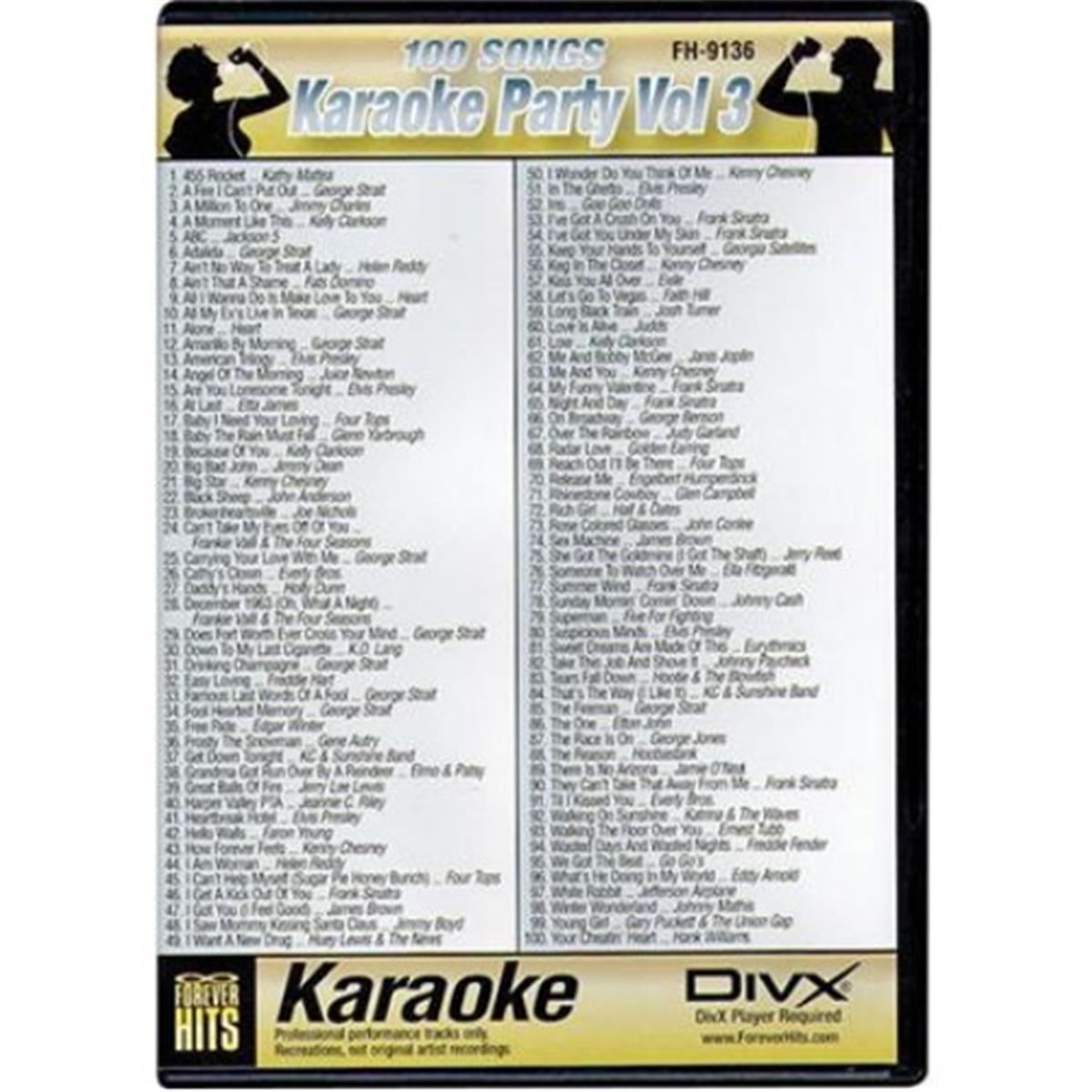 Picture of Vocopro KARAOKEPARTYVOL3 Karaoke Party Songs DVD - Volume 3