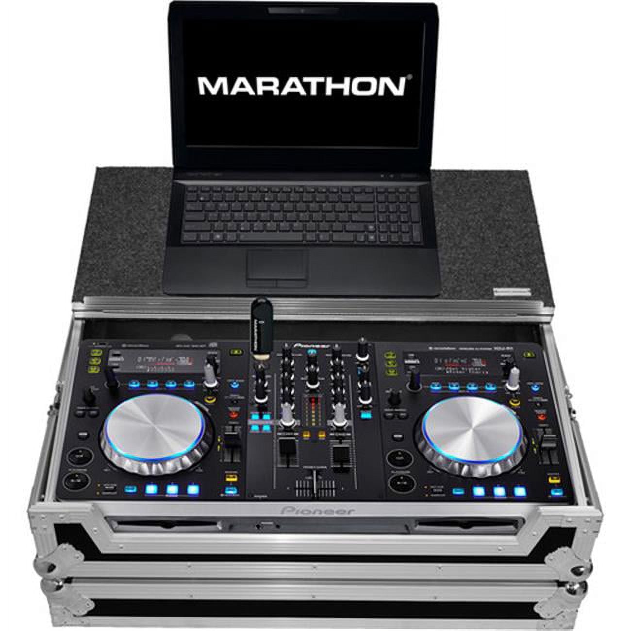 Case-To-Hold 1 X Pioneer Xdjr1 Dj Music Controller Plus Laptop Shelf -  Marathon Professional, MA13847
