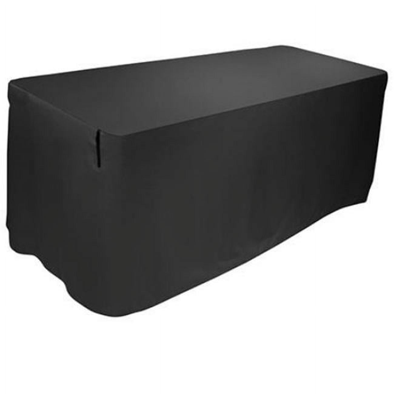 5 ft. Entertainers Table Cover, Black