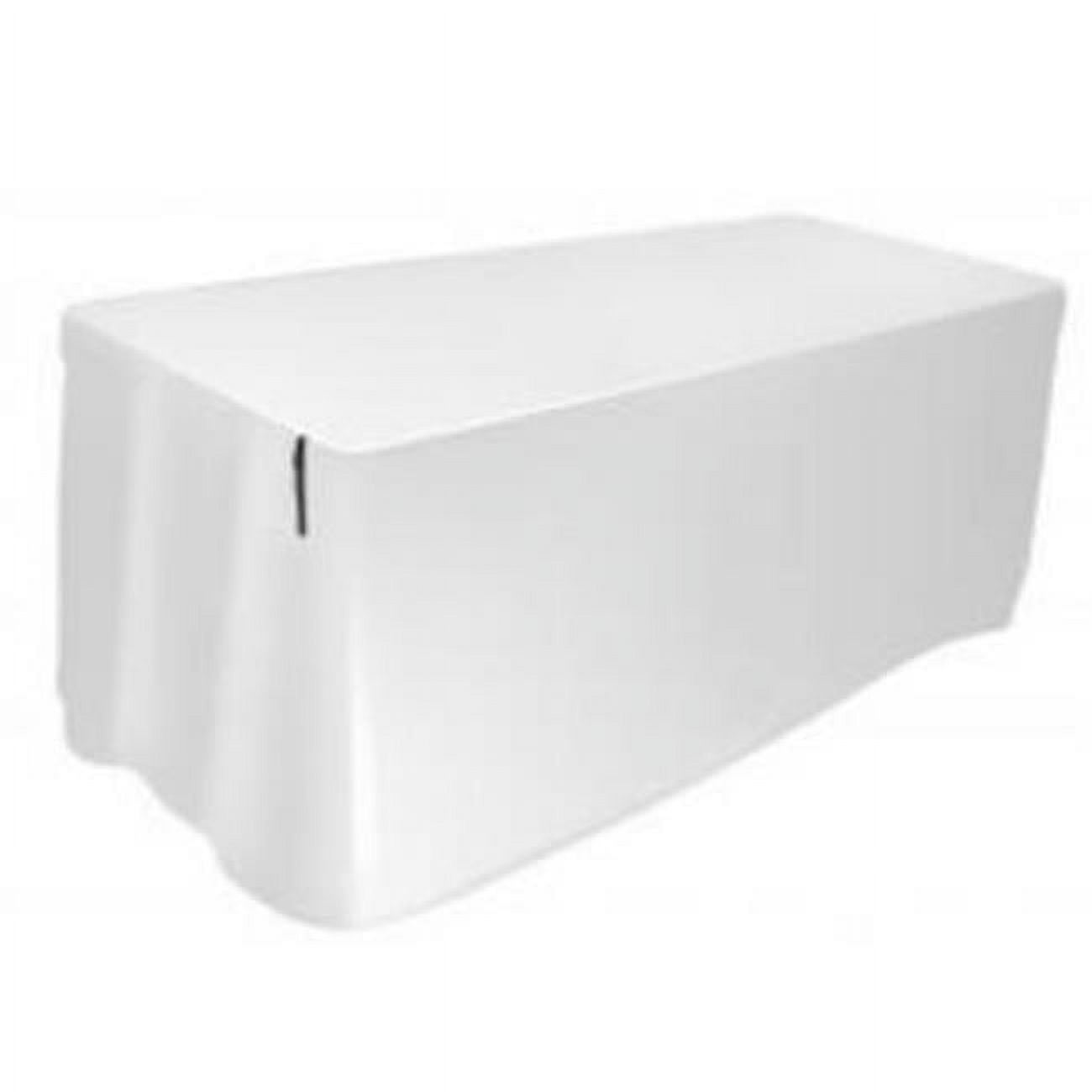 6 ft. Table Cover, White