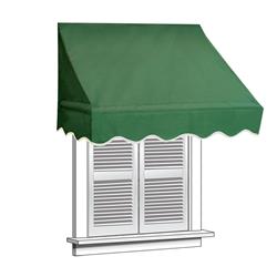 Picture of ALEKO 8x2 Green Window Awning Door Canopy 8-Foot Decorator Awning