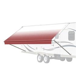 Picture of ALEKO  10&apos;X8&apos; Retractable RV or Home Patio Canopy Awning  Burgundy Fade Color