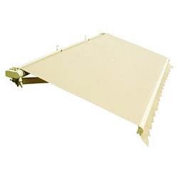 Retractable Motorized 20 x 10 Feet Home Patio Canopy Awning Sunshade Ivory Color