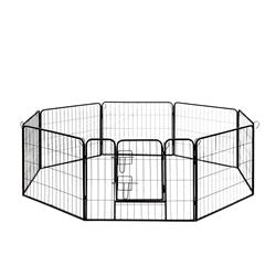 Picture of Aleko DK24x32-UNB 32 x 24 in. 8 Panel Heavy Duty Pet Playpen Dog Kennel Pen Exercise Cage Fence