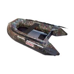 Picture of Aleko BT250CM-UNB 8 ft. 4 in. Camouflage Inflatable with Aluminum Floor 3 Person Raft Fishing Boat