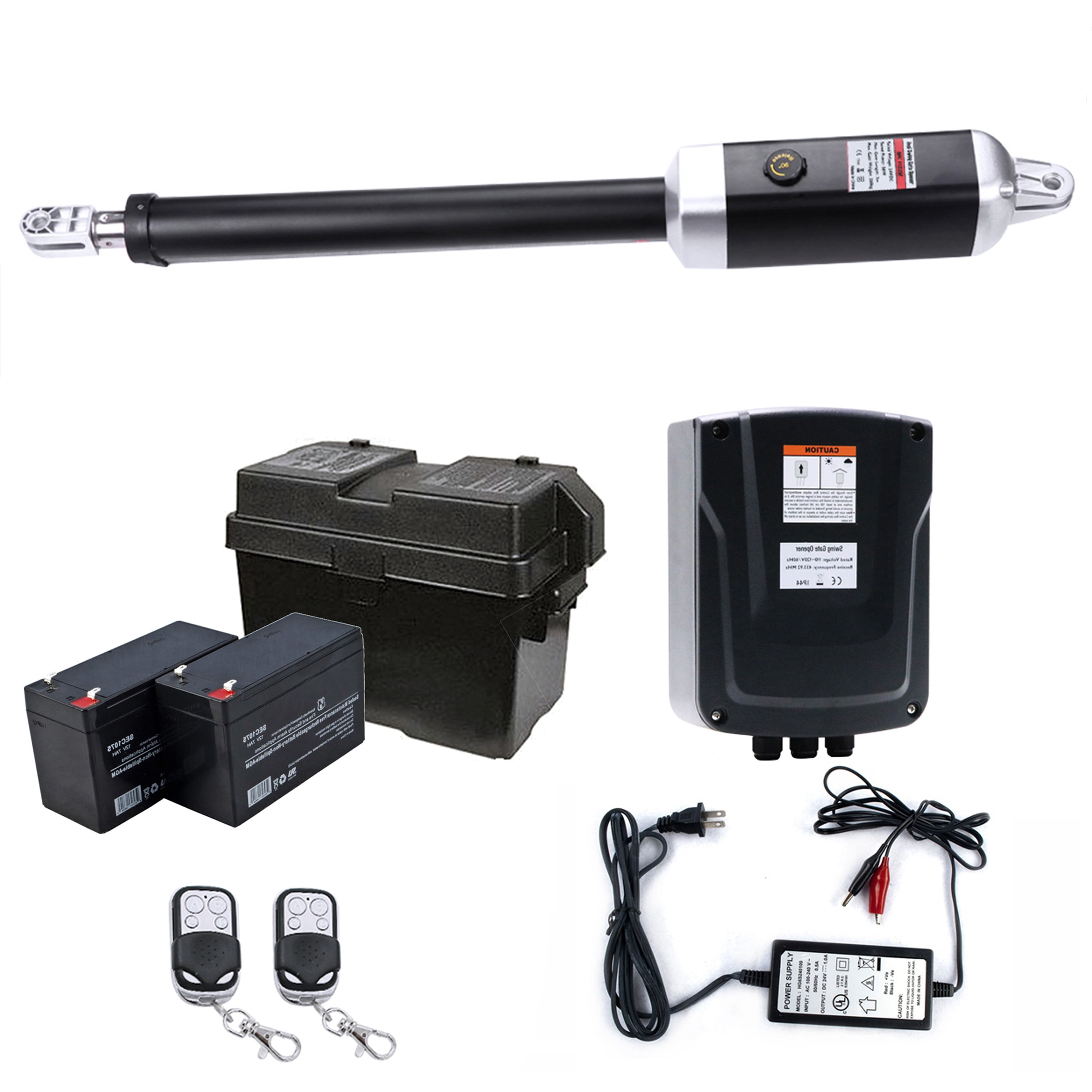 Back up Kit Swing Gate Opener for Single Swing Gates up to 850 lbs