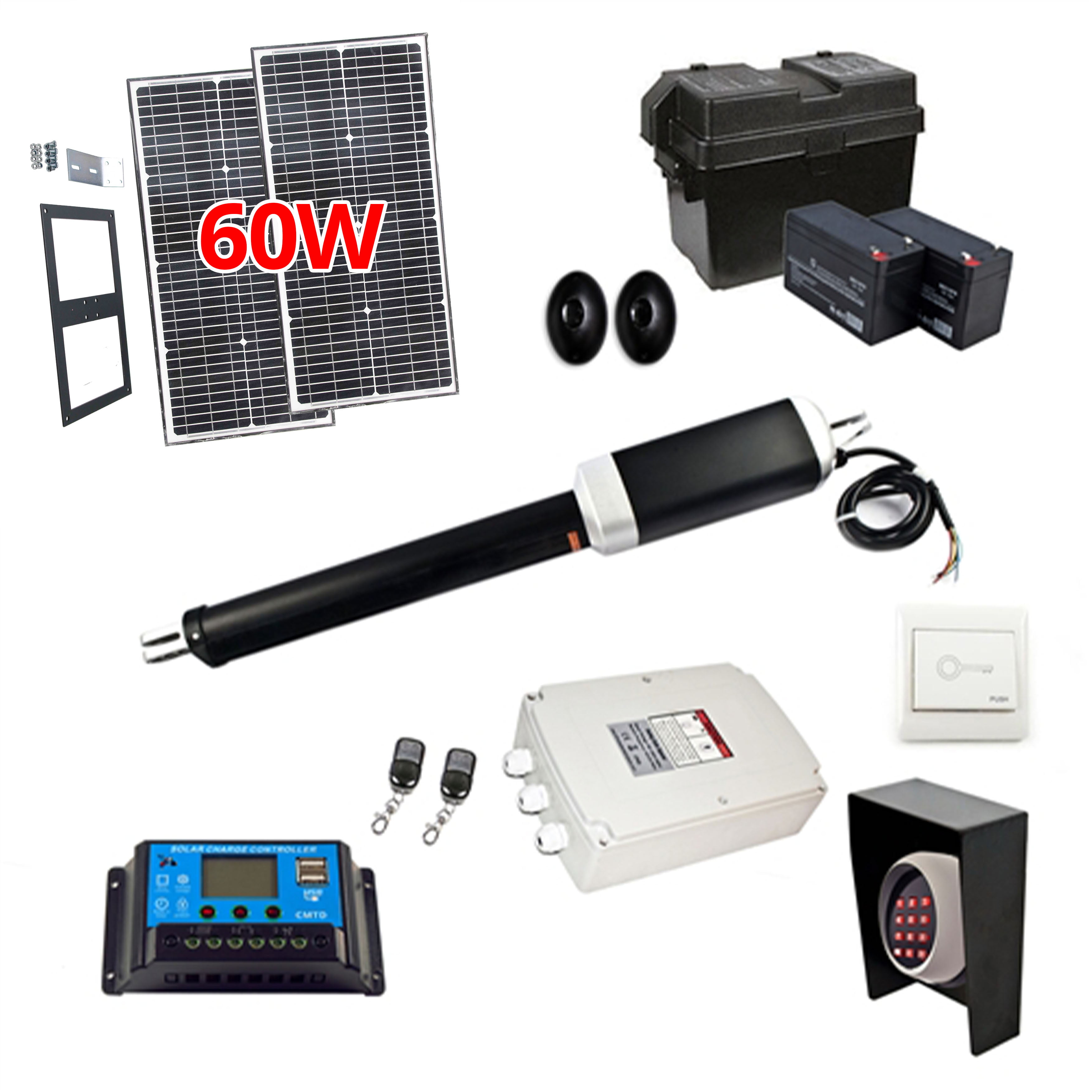 GG450FULL Full Kit Swing Gate Operator Opener For Single Gates Up To 450lb And 10-ft
