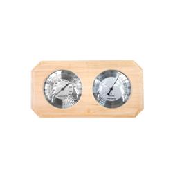Picture of Aleko WJ10-UNB 10 x 5 x in. Sauna Accessory Wall-Mounted Thermometer & Hygrometer in Pine Wood