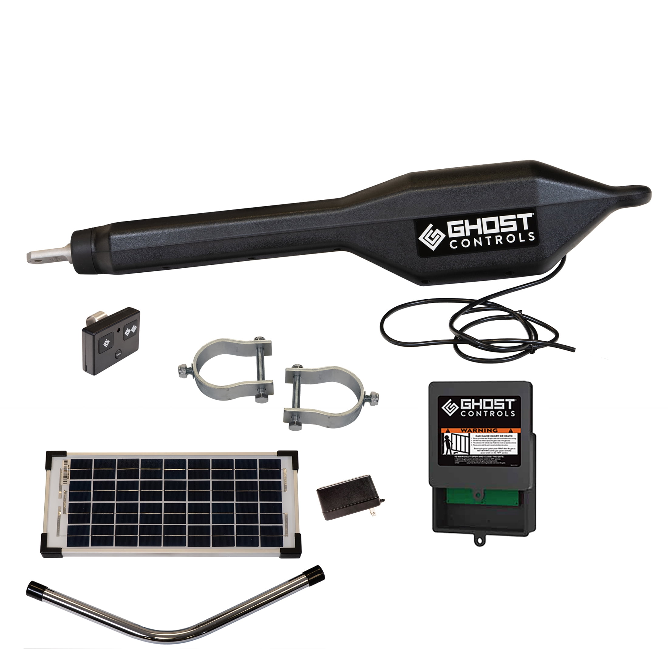 Picture of Aleko GG900-U-SOL-UNB Swing Operator Powered Gate Guard Solar Kit