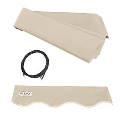 FAB12X10IVORY29 Retractable Awning Fabric Replacement 12 x 10 Feet Ivory