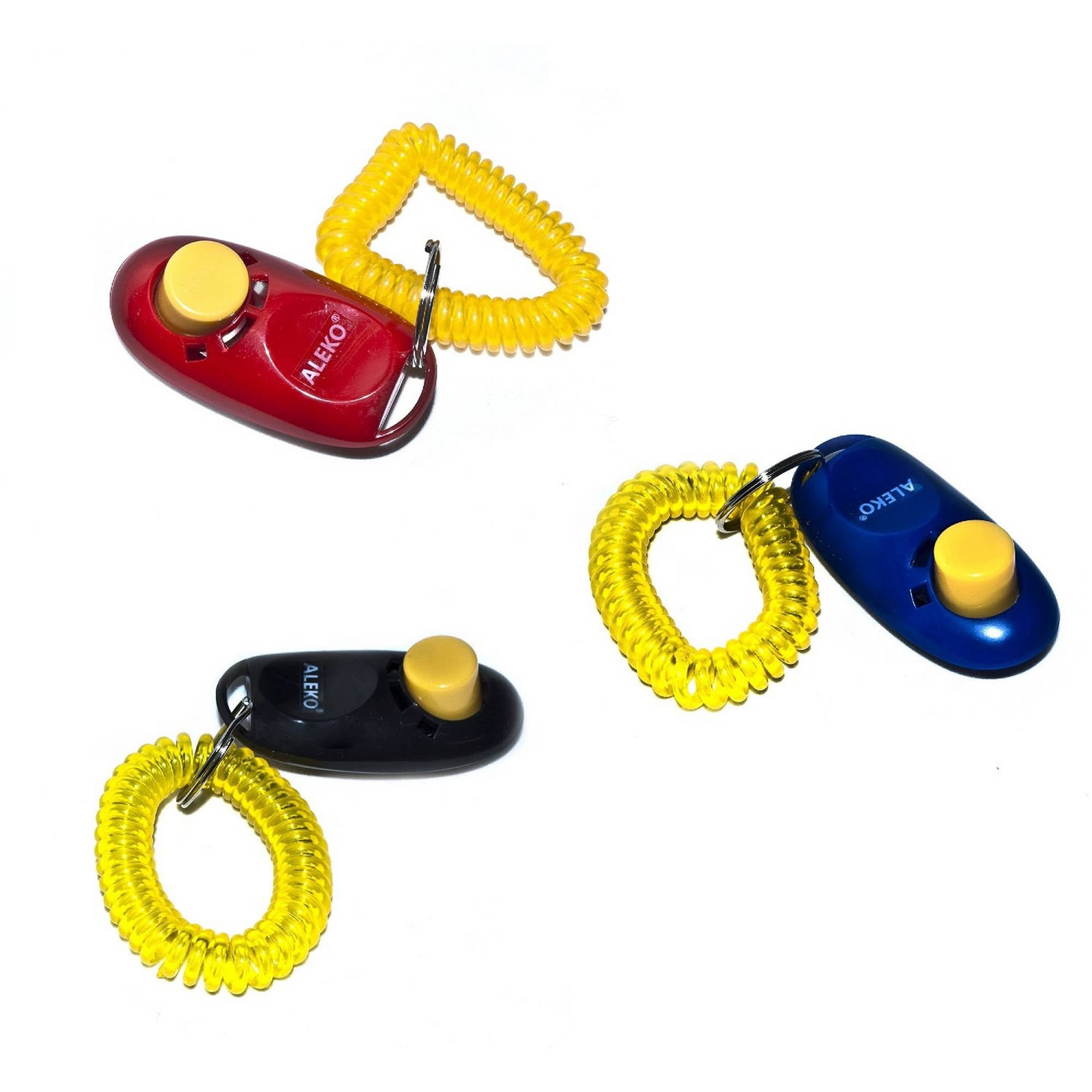 Picture of Aleko 3TS-BC16-UNB Dog Training Clicker, Multicolor - Pack of 3