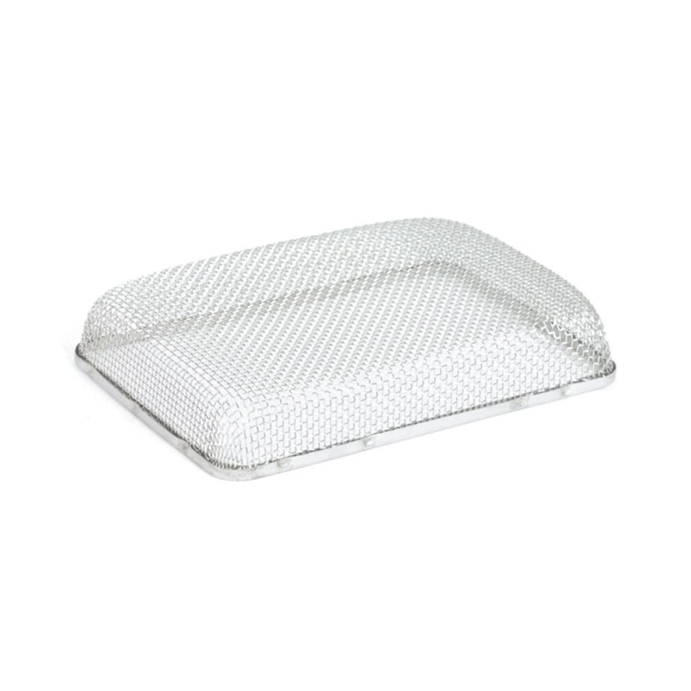 Stainless Steel RV Bug Screen - White - 5.9 x 8.5 x 1.3 in.