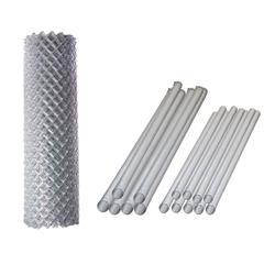 Picture of Aleko KITCLF5X50-UNB 5 x 50 ft. Galvanized Steel Chain Link Fence Complete Kit