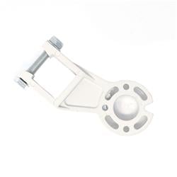 Support Bracket for Gearbox for Retractable Awning, White