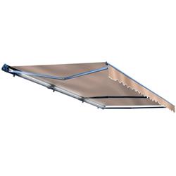 Picture of Aleko AWCL10X8SAND31-UNB Motorized LED 10 x 8 ft. Half Cassette Retractable Awning&#44; Sand