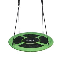 Picture of Aleko SC02-UNB 47 in. Outdoor Saucer Platform Swing with Adjustable Hanging Ropes&#44; Green