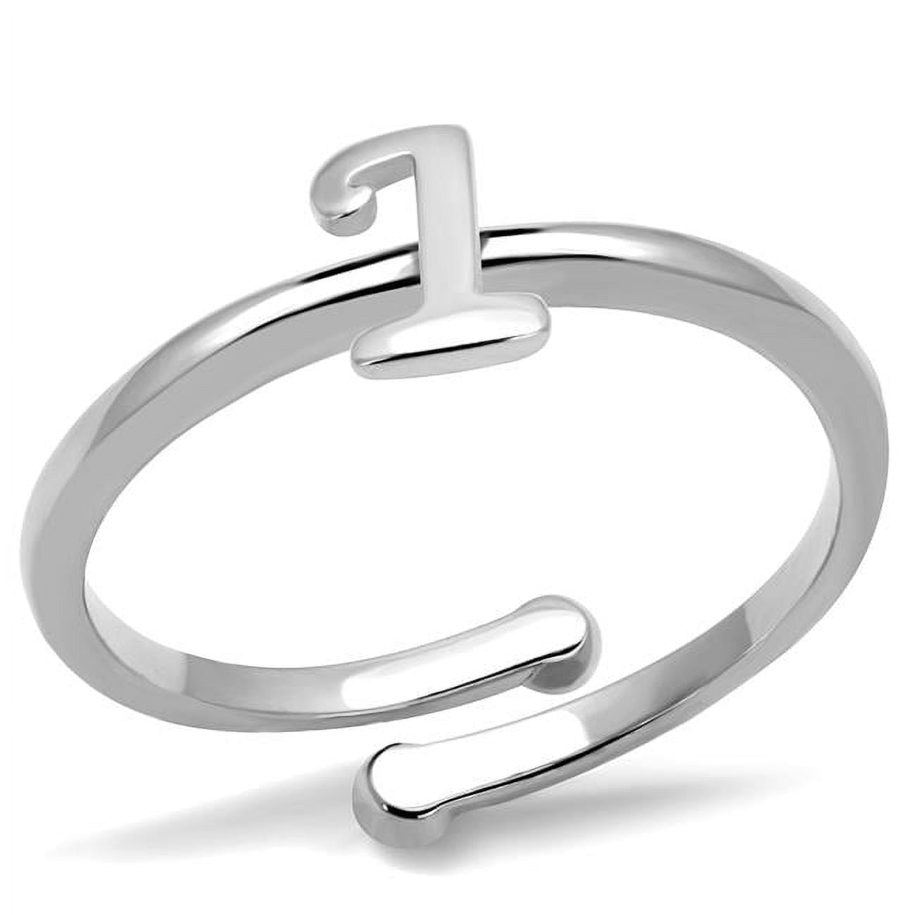 Women Rhodium Brass Ring with No Stone in No Stone - Size 8
