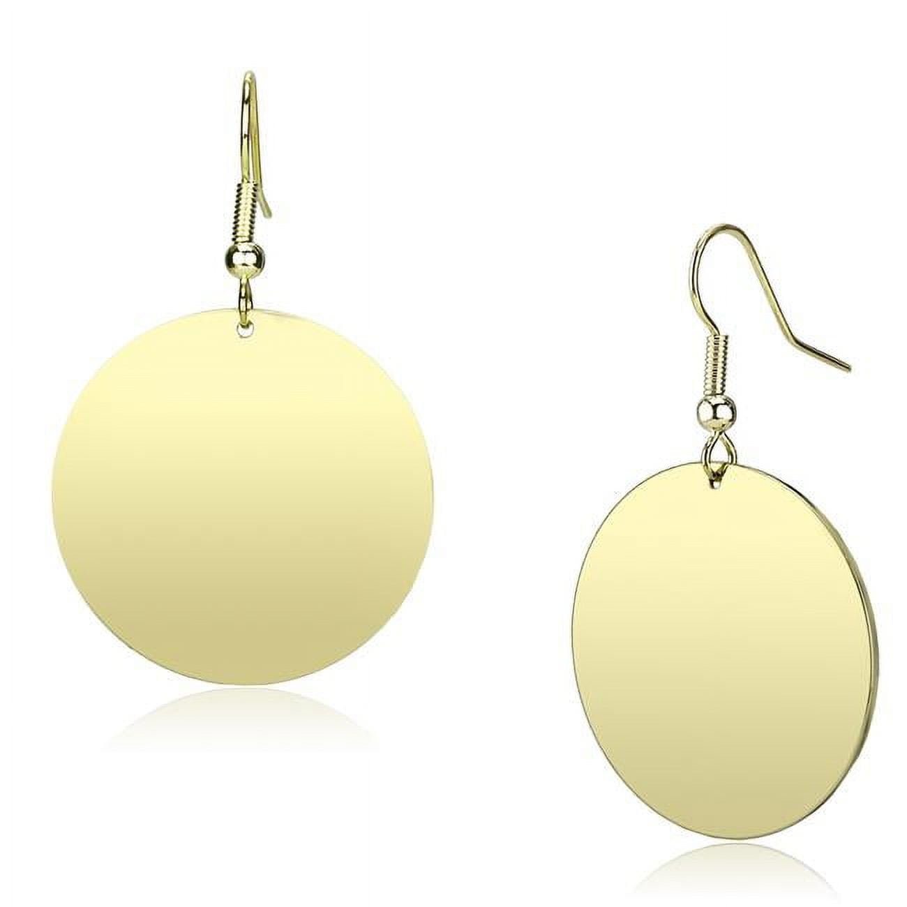 Picture of Alamode LO2705 Women Gold Iron Earrings with No Stone in No Stone