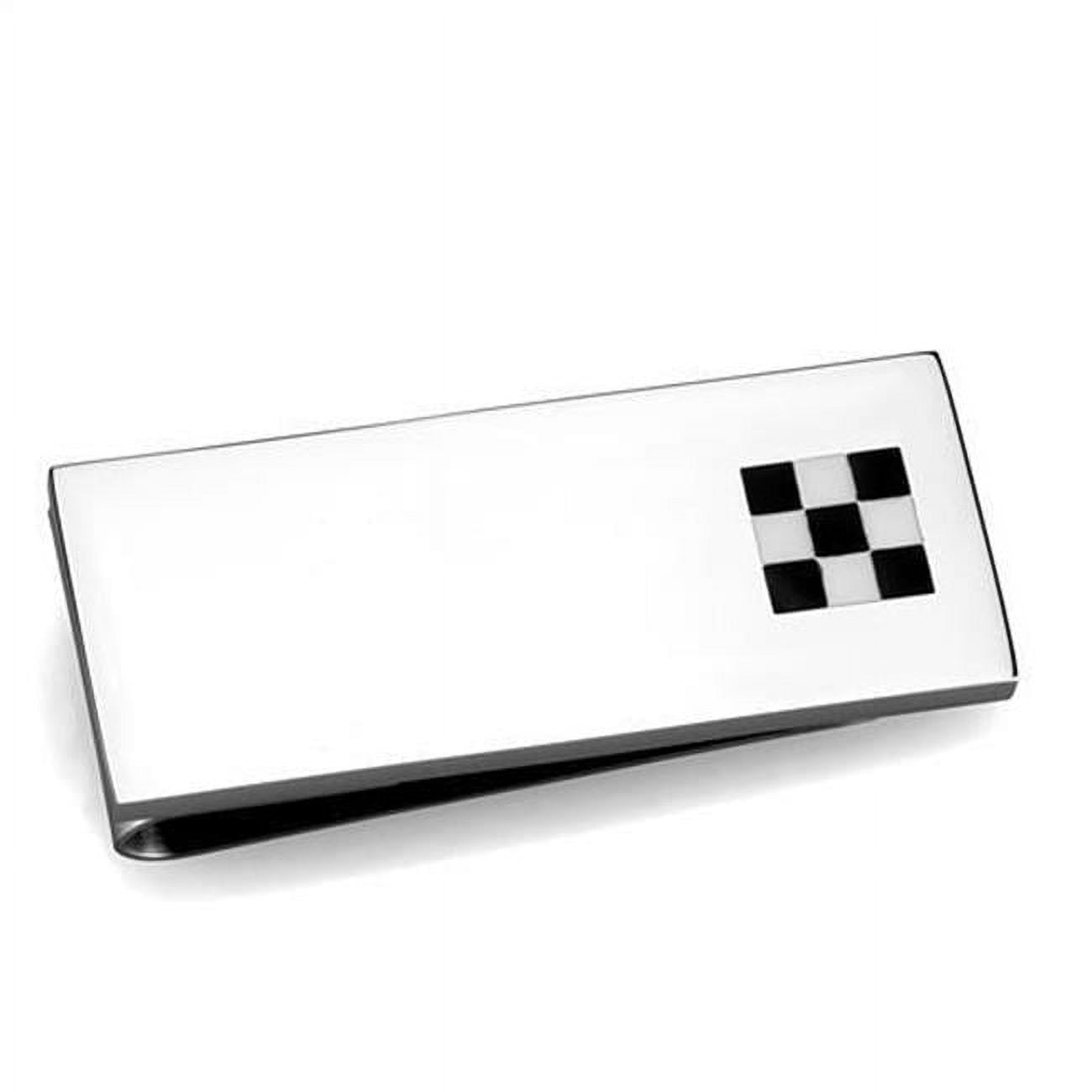 Picture of Alamode TK2084 Men High Polished Stainless Steel Money Clip with No Stone in No Stone