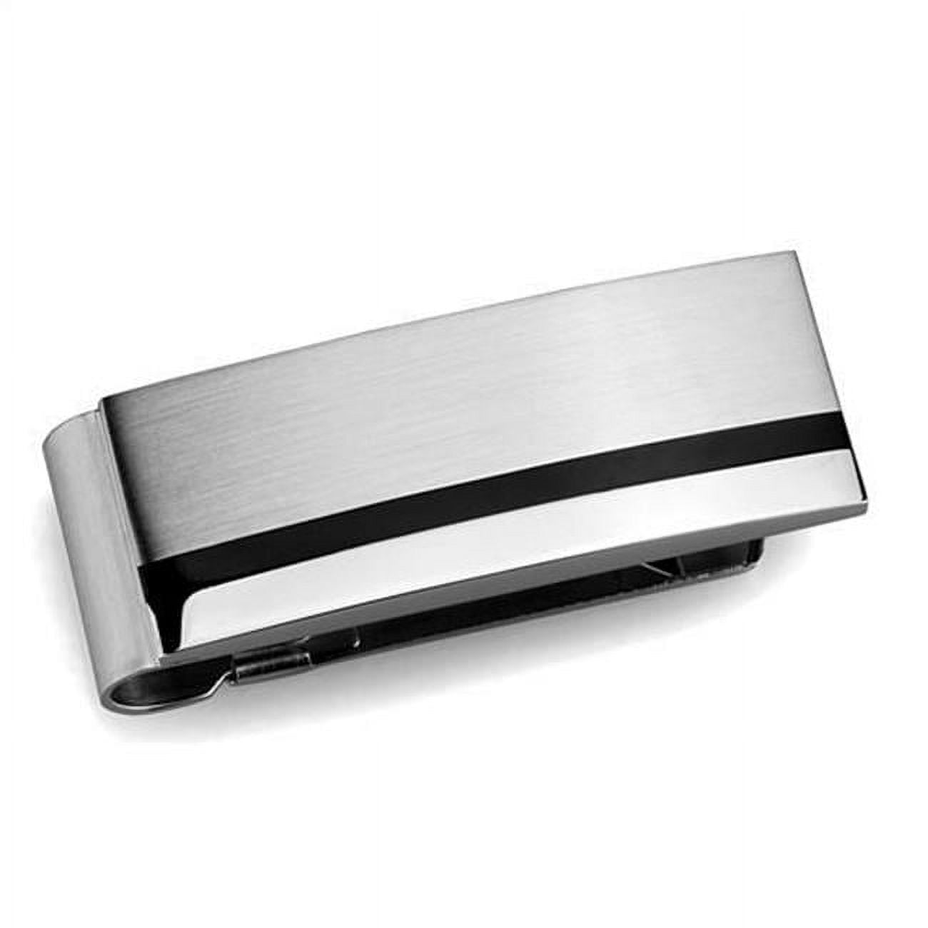Picture of Alamode TK2075 Men High Polished Stainless Steel Money Clip with No Stone in No Stone