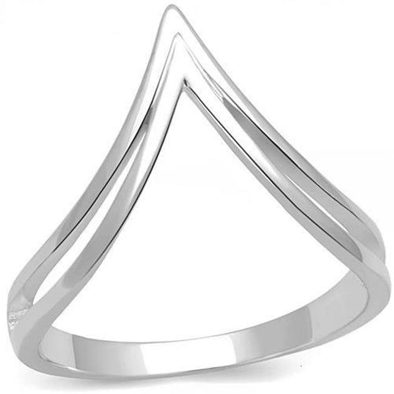 Picture of Alamode 3W1383-7 Women Rhodium 925 Sterling Silver Ring with No Stone in No Stone - Size 7